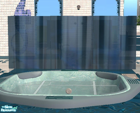 Sims 2 — Seahorse Bathroom - Glasswall by Cloisonne — 