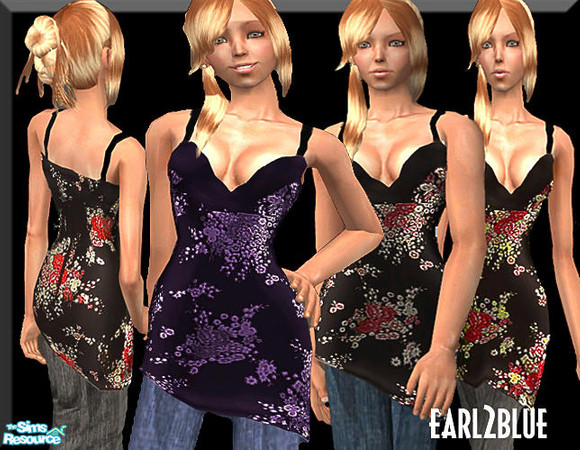 Sims 2 — e2b_set002_satin overskirts by earl2blue — Try this set of satin overskirts for the cost conscious female who