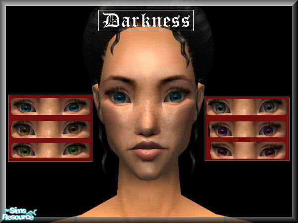 Sims 2 — Darkness: Shadowed Realistic Eyes by Manrygirl — These eyes were made from a photo, but were heavily modified by