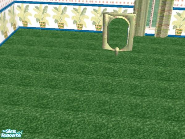 Sims 2 — Ruffled Bedroom - Apple Green - mirror by ead425 — 