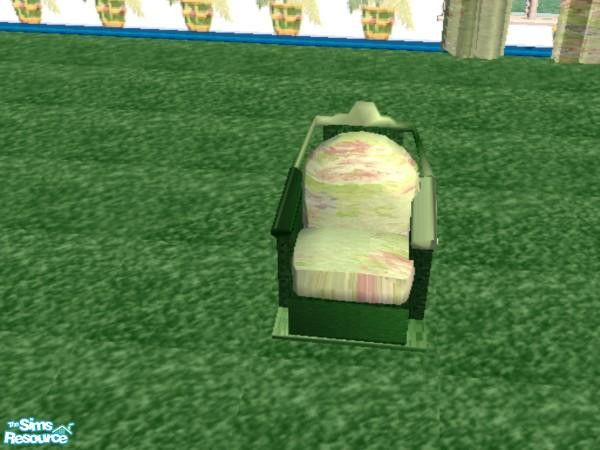 Sims 2 — Ruffled Bedroom - Apple Green - Chair by ead425 — 