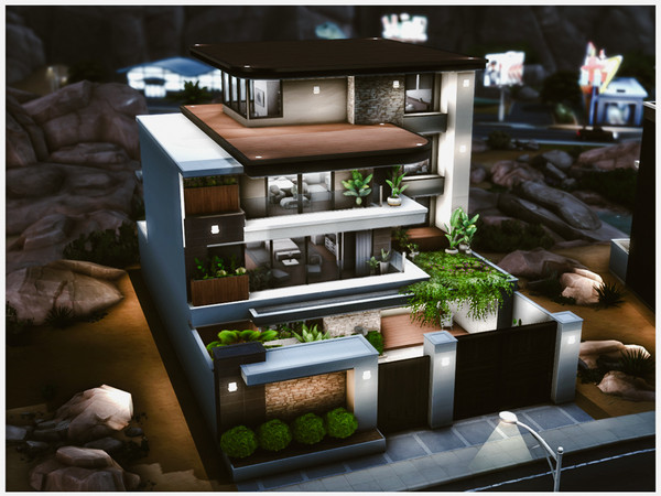 Sims 4 — MM. Modern House 81 by Merin_Martini — My Sims 4 lots some are inspired random pictures that I found on the