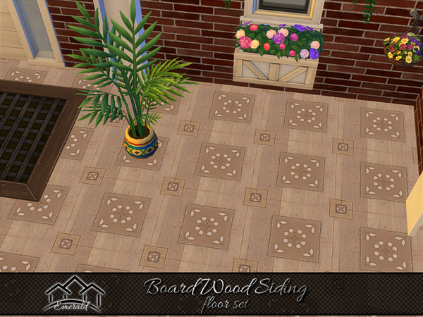 Sims 4 — Board Wood Siding floor2 by Emerald — Authenticity of natural wood whether you are building your home .(floor