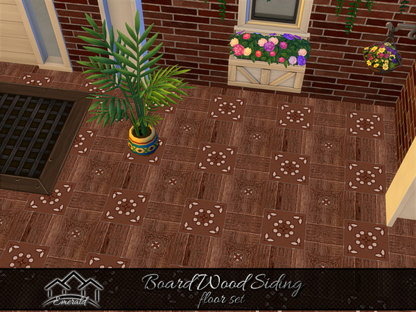 Sims 4 — Board Wood Siding floor3 by Emerald — Authenticity of natural wood whether you are building your home .(floor