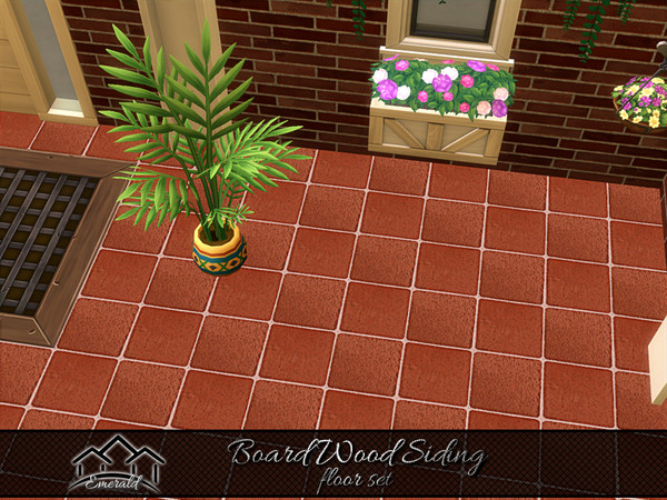 Sims 4 — Board Wood Siding floor6 by Emerald — Authenticity of natural wood whether you are building your home .(floor