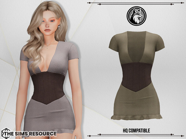 Sims 4 — Dina Dress by ForLima — 5 Colors