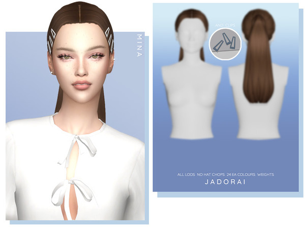 Sims 4 — jadorai - Mina Clips by jadorai — New Meshes by me