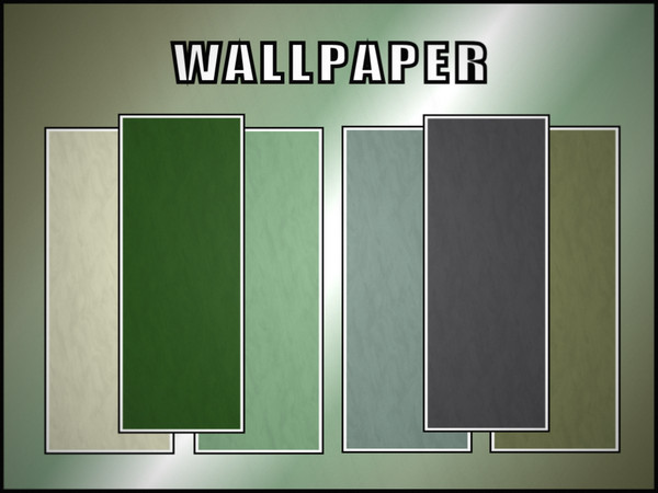 Sims 4 — [Veresk] Green Lines Wallpaper by Veresk_Veresk — 9 repainting options.