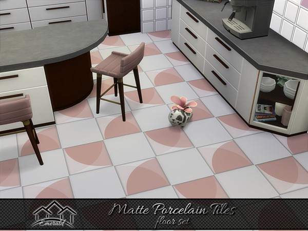 Sims 4 — Matte Pocelain Tiles floor 4 by Emerald — Matte porcelain tile is an inspiring design with soft shade made for