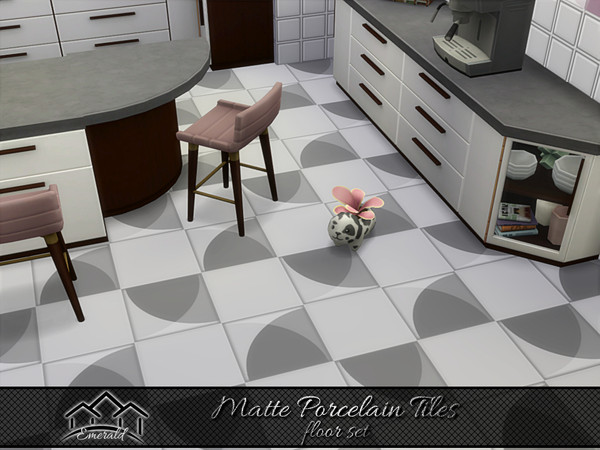 Sims 4 — Matte Pocelain Tiles floor 5 by Emerald — Matte porcelain tile is an inspiring design with soft shade made for