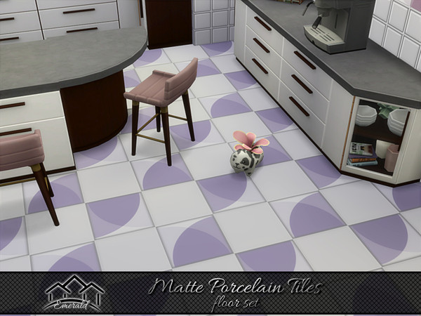 Sims 4 — Matte Pocelain Tiles floor 6 by Emerald — Matte porcelain tile is an inspiring design with soft shade made for