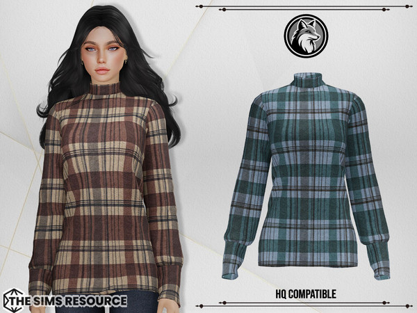 Sims 4 — Sadie Sweater by ForLima — 4 Colors