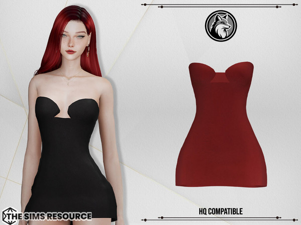 Sims 4 — Wendy Dress by ForLima — 6 Colors