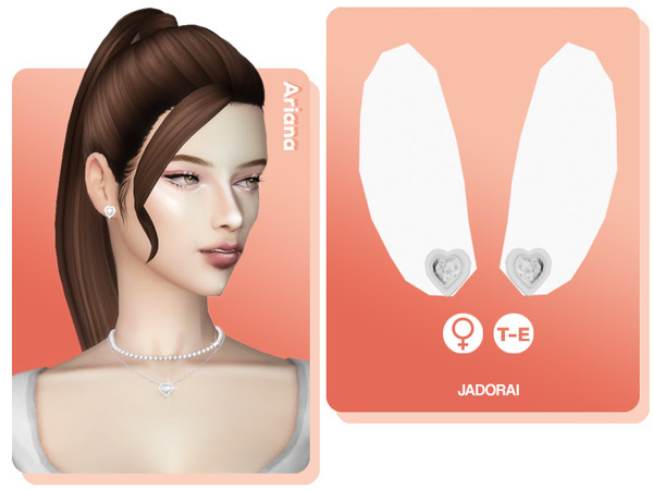 Sims 4 — Ariana Earrings by jadorai — New mesh by me