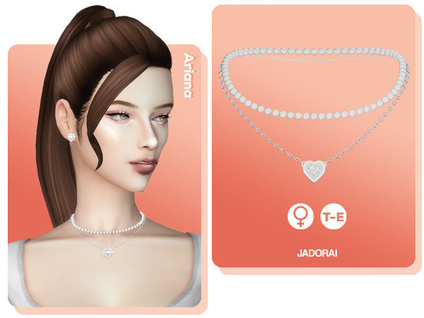 Sims 4 — Ariana Necklace by jadorai — New mesh by me