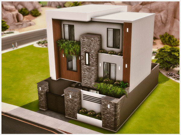 Sims 4 — MM. Modern House 86 by Merin_Martini — My Sims 4 lots some are inspired random pictures that I found on the