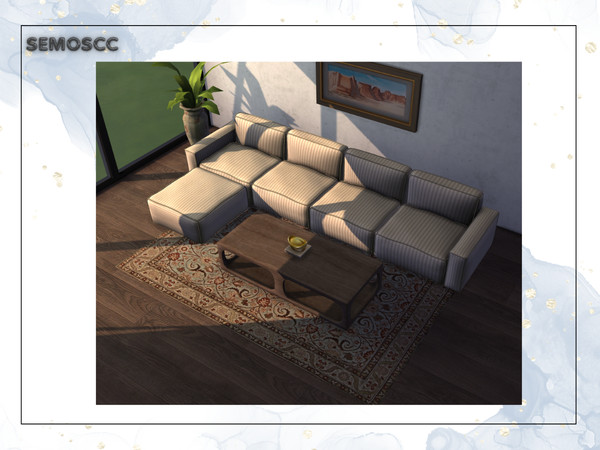 Sims 4 — [SCC] L.E Seat Middle by semoscc — Separated by mesh, united by designing :)