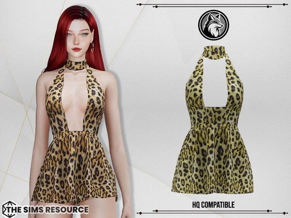 Sims 4 — Nala Dress by ForLima — 6 Colors