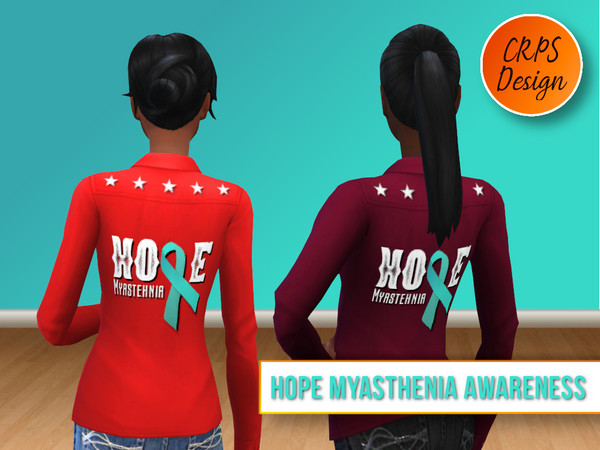 Sims 4 — CRPSdesign - Myastenia Gravis - Hope.package by Stephanie_Mey1991 — This set consists of two casual country-look
