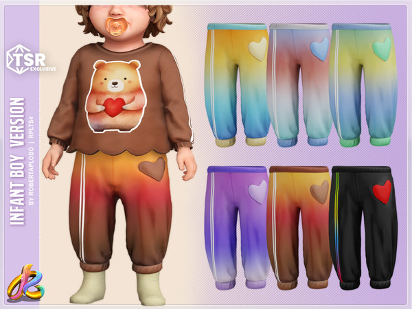 Sims 4 — Boy Bottom 308 - Infant by RobertaPLobo — Bottom 308 - Infant boy version - TS4