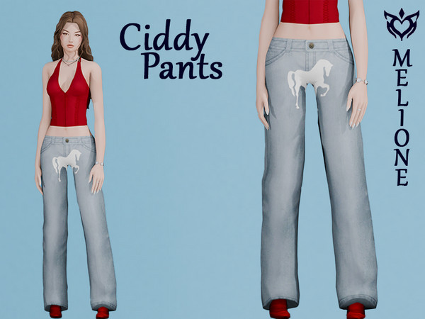 Sims 4 — Ciddy Pants by Melionecc — BGC