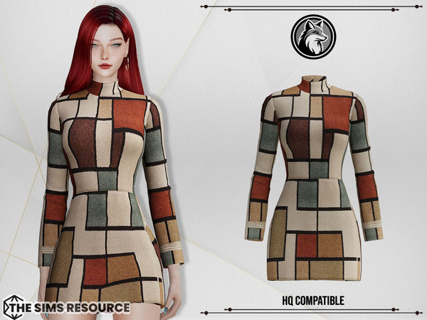 Sims 4 — Jane Dress by ForLima — HQ Compatible