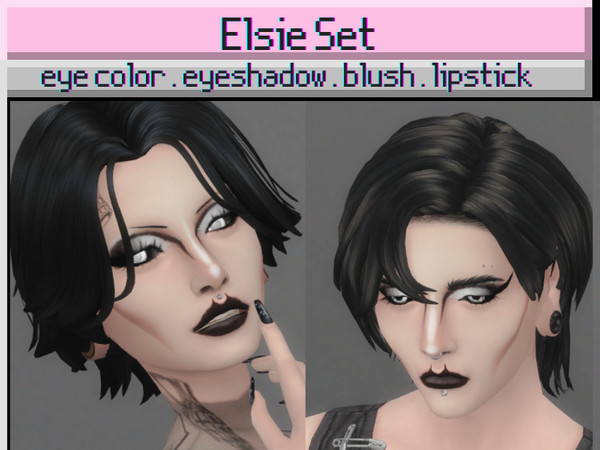 Sims 4 — Elsie Lip [simliminal].package by simliminal — This is my first makeup look! It took some trial and error, but I