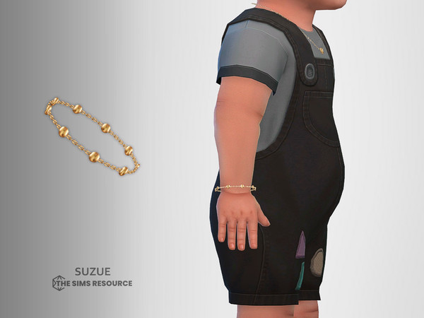 Sims 4 — Alicia Bracelet Infant by Suzue — New Mesh (Suzue)