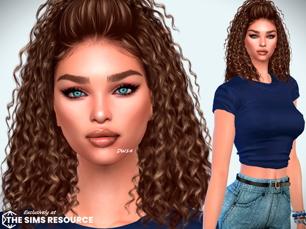 Sims 4 — Hilary Watson by DarkWave14 — Download all CC's listed in the Required Tab to have the sim like in the pictures.