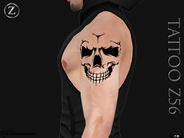 Sims 4 — TATTOO Z56 by ZENX — Base Game