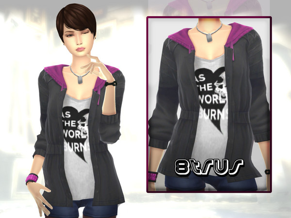 Sims 4 — Inspired Moira Burton's Jacket RER2 by 8trus — CATS AND DOGS PACK REQUIRED FOR MESH TO WORK