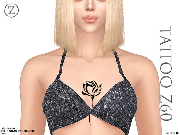 Sims 4 — TATTOO 60 by ZENX — Base Game