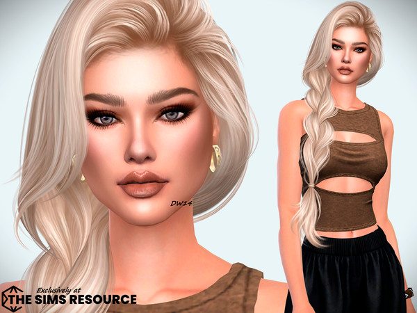 Sims 4 — Luana Renda by DarkWave14 — Download all CC's listed in the Required Tab to have the sim like in the pictures.
