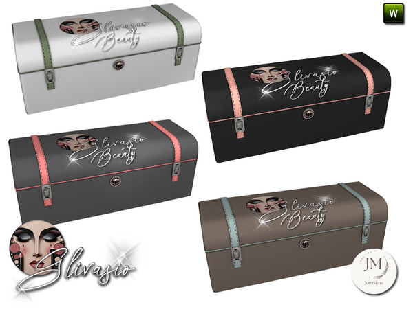 Sims 4 — Glivasio bedroom trunk deco by jomsims — Here is the final part of the "Glivasio" set, dedicated to
