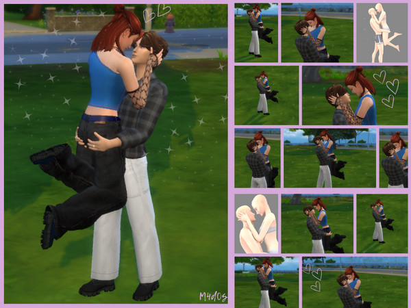 Sims 4 — [M4d0s] Couple Lift posepack by M4d0s — Couple Lift Posepack for male & female.