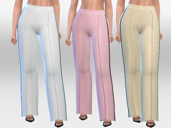 Sims 4 — Ivy Pants by Puresim — Female pants in 5 swatches