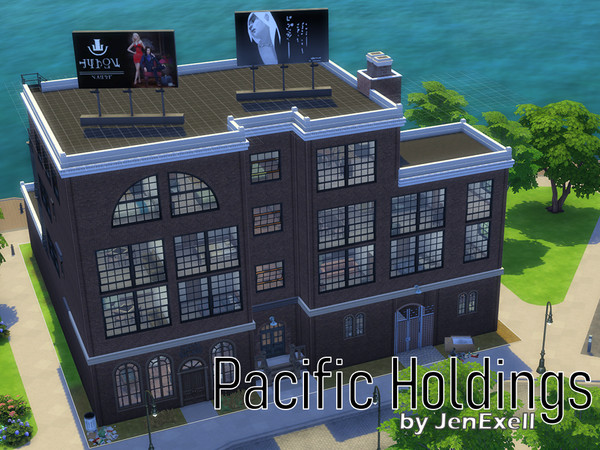 Sims 4 — Pacific Holdings (15 Unit Apartment Building) by JensterEx — Pacific Holdings went bust decades ago but its