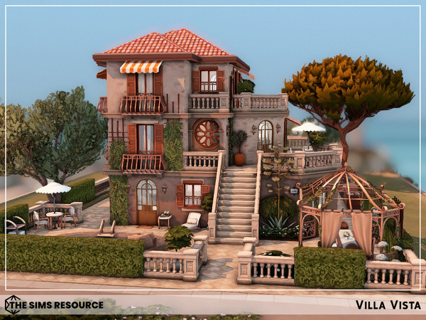Sims 4 — Villa Vista by sharon337 — Residential Lot.