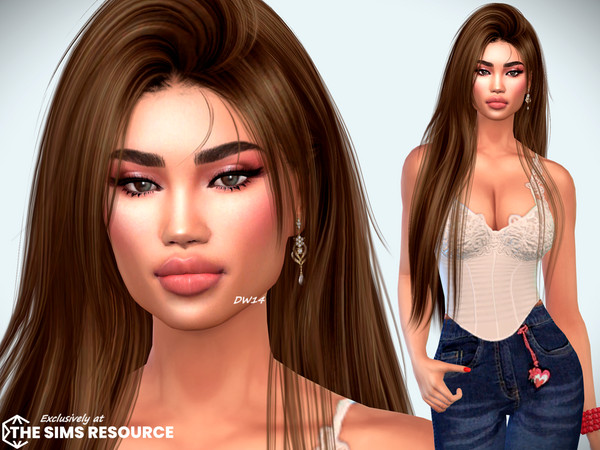 Sims 4 — Laura Rodriguez by DarkWave14 — Download all CC's listed in the Required Tab to have the sim like in the