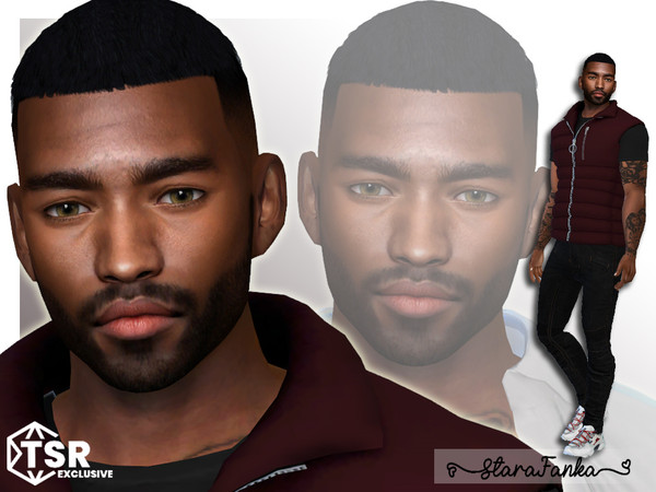 Sims 4 — Drake Waller by starafanka — Male