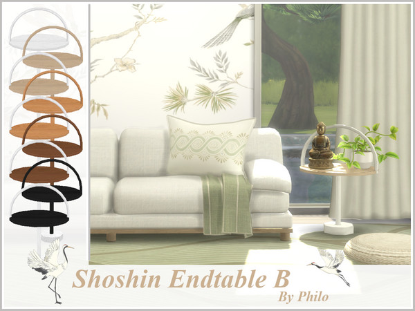 Sims 4 — Philo_Shoshin EndTable B by philo — This set includes: