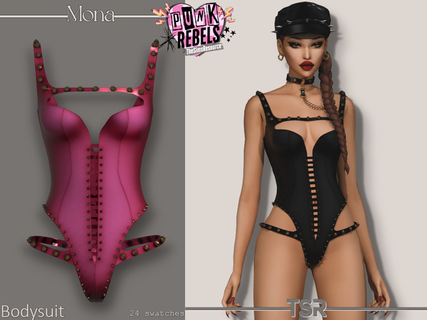 Sims 4 — PunkRebels_Bodysuit by Mona — -New mesh-