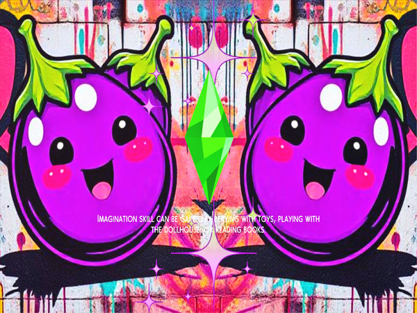 Sims 4 — Patreon - Very Veggie Legacy Loading Screen - Eggplant by Draven298 — Are you wanting to play through The Very