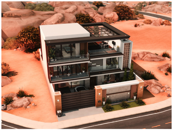 Sims 4 — MM.Modern House 94 by Merin_Martini — My Sims 4 lots some are inspired from random pictures that I found on the