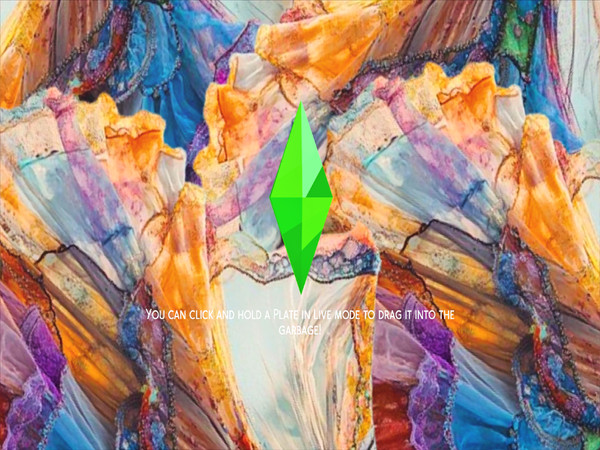 Sims 4 — Patreon - Faded Color Splatter by Draven298 — Beautiful fabric turned into loading screens just for you. Hope