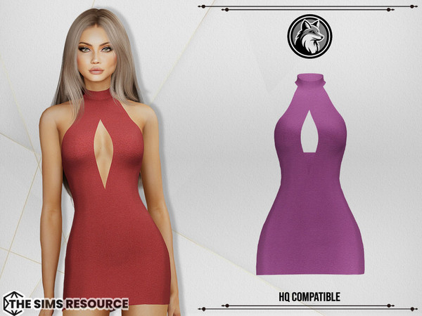 Sims 4 — Samantha Dress by ForLima — 6 Colors