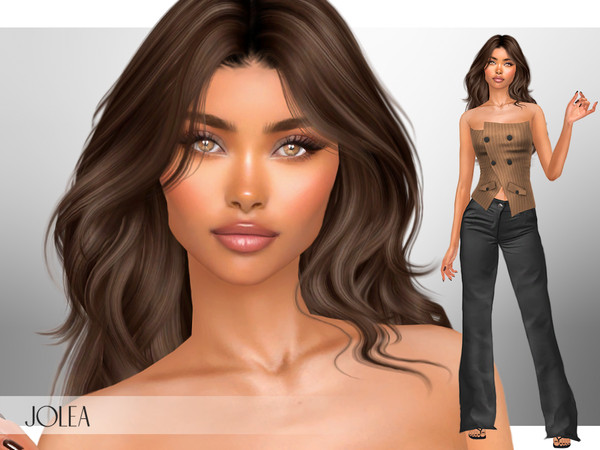 Sims 4 — Rita Allen by Jolea — If you want the Sim to look the same as in the pictures you need to download all the CC