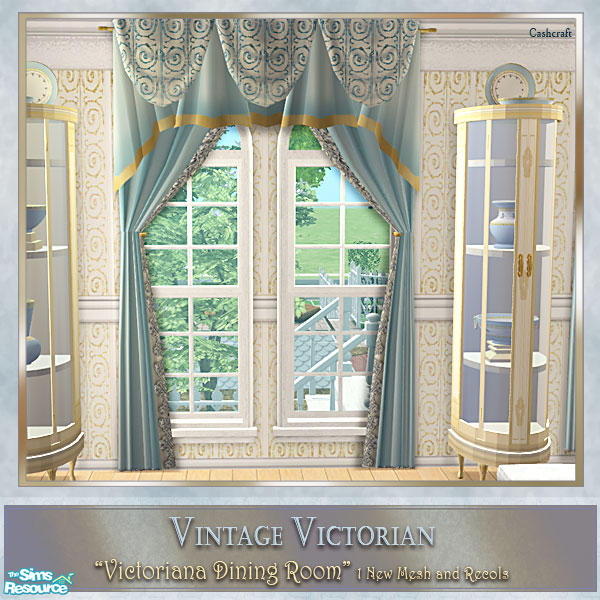 The Sims Resource - Victoriana Dining Room - Curtain