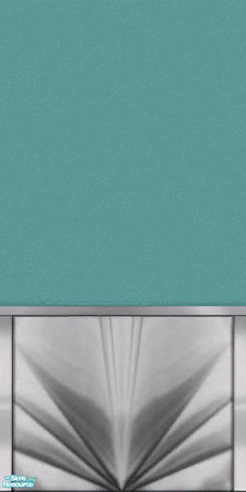 Sims 2 — 50s Diner Walls - Teal by simmyfan2852 — Part of the 50s Diner Wall Set
