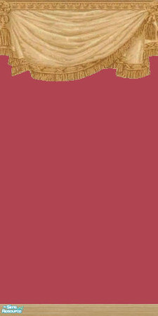 Sims 2 — NK Swags - Deep Rose by MoMama — An attractive tan swag on Deep Rose paint.